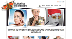 Desktop Screenshot of butterflies-healthcare.co.uk